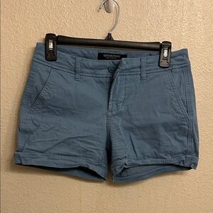 Liverpool Los Angeles Women Casual Blue Bermudas Shorts Size 0/25